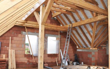 Kenton Corner attic trusses
